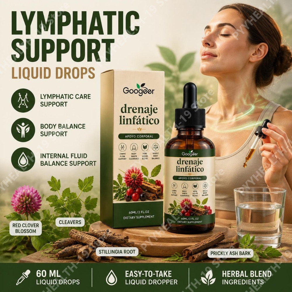 Herbal Wellness Blend - قطرات دعم الجهاز اللمفاوي من جوجير