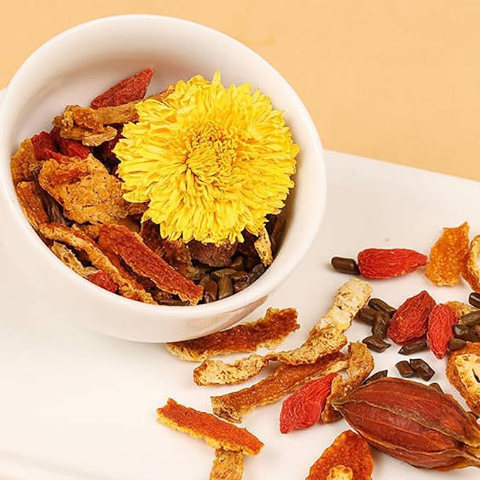 Herbal Wellness Blend - شاي أعشاب الهندباء والتوت الأسود -