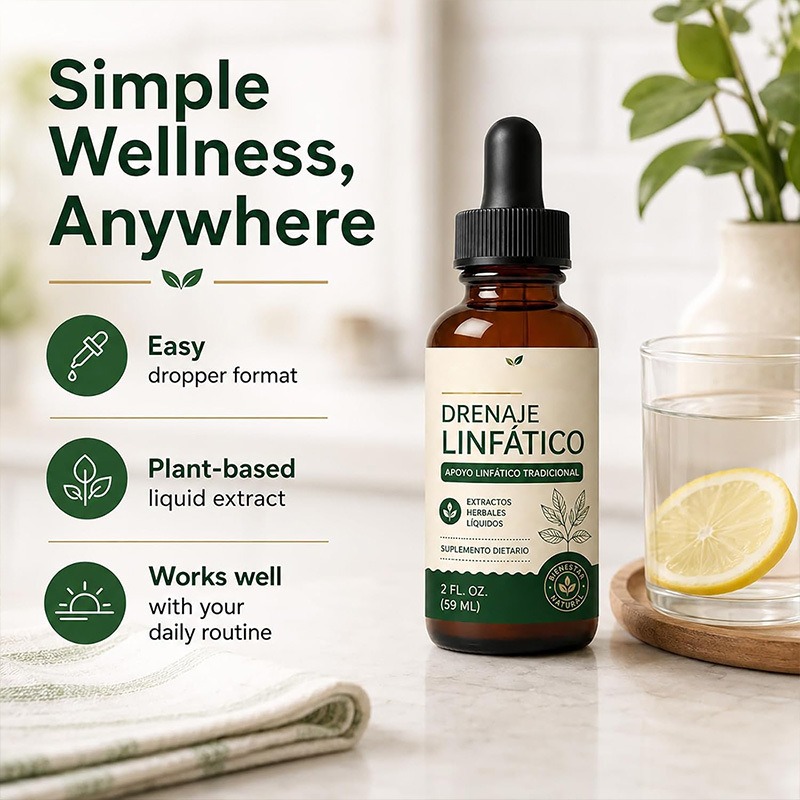 Herbal Wellness Drops - 59 مل قطرات تفريغ ليمفاوي طبيعية