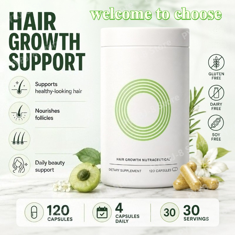 Herbal Wellness Blend - 120 كبسولة لصحة شعر النساء تحتوي