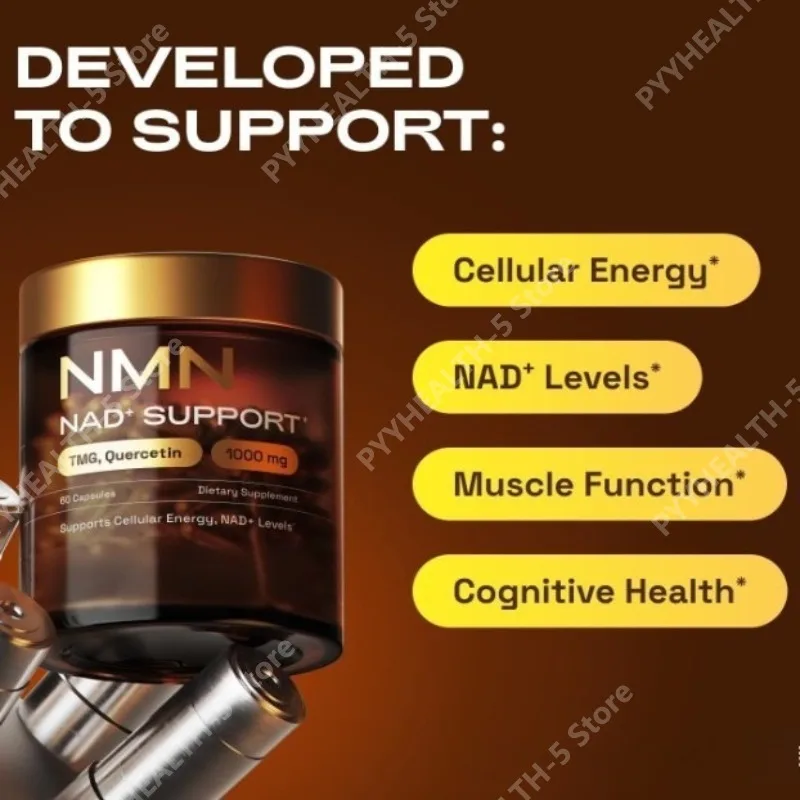 كبسولات دعم NMN NAD+ بتركيز 10 - مراجعة Wellness Quercetin وسعره