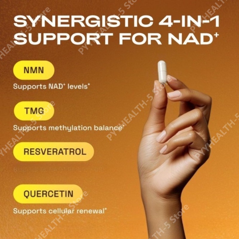 كبسولات دعم NMN NAD+ بتركيز 10 - مراجعة Wellness Quercetin وسعره