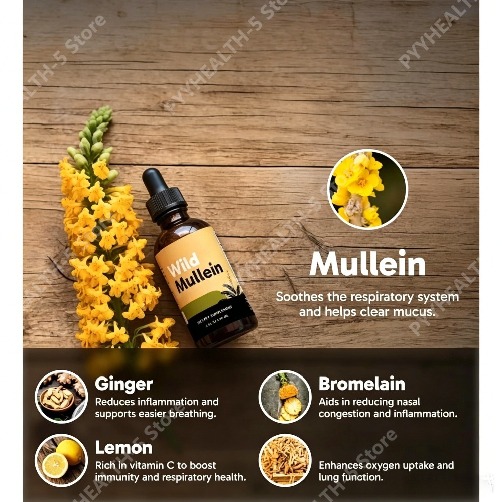 قطرات أوراق المولين البري مع ا - مراجعة Herbal Wellness Drops وسعره