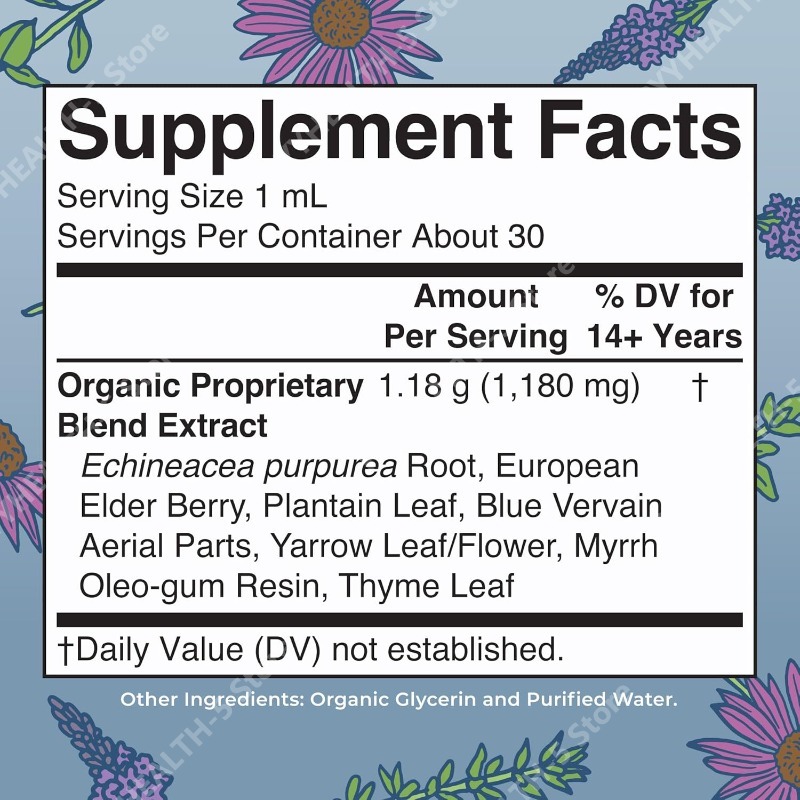 قطرات مستخلص عشبي سائل عضوي مع - مراجعة Herbal Wellness Blend وسعره