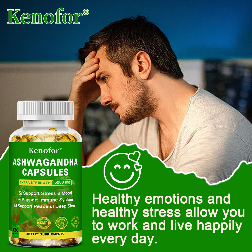 كبسولات أشواغاندا المركبة 2300 - مراجعة Herbal Wellness Blend وسعره