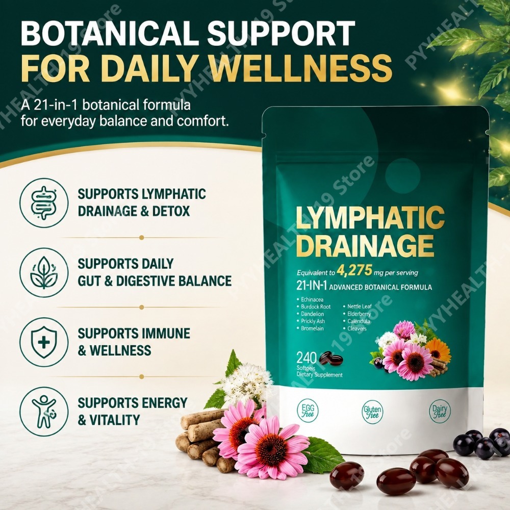 كبسولات تصريف اللمف، مزيج عشبي - مراجعة Herbal Wellness Blend وسعره