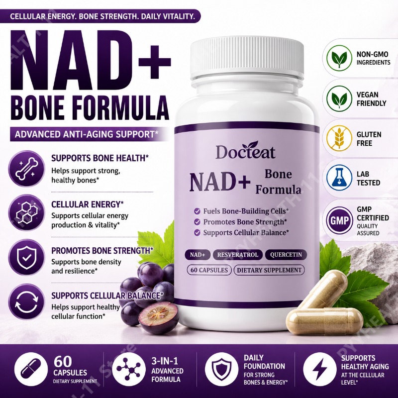 كبسولات دوكتيت NAD+ مع الريسفي - مراجعة Wellness Quercetin وسعره