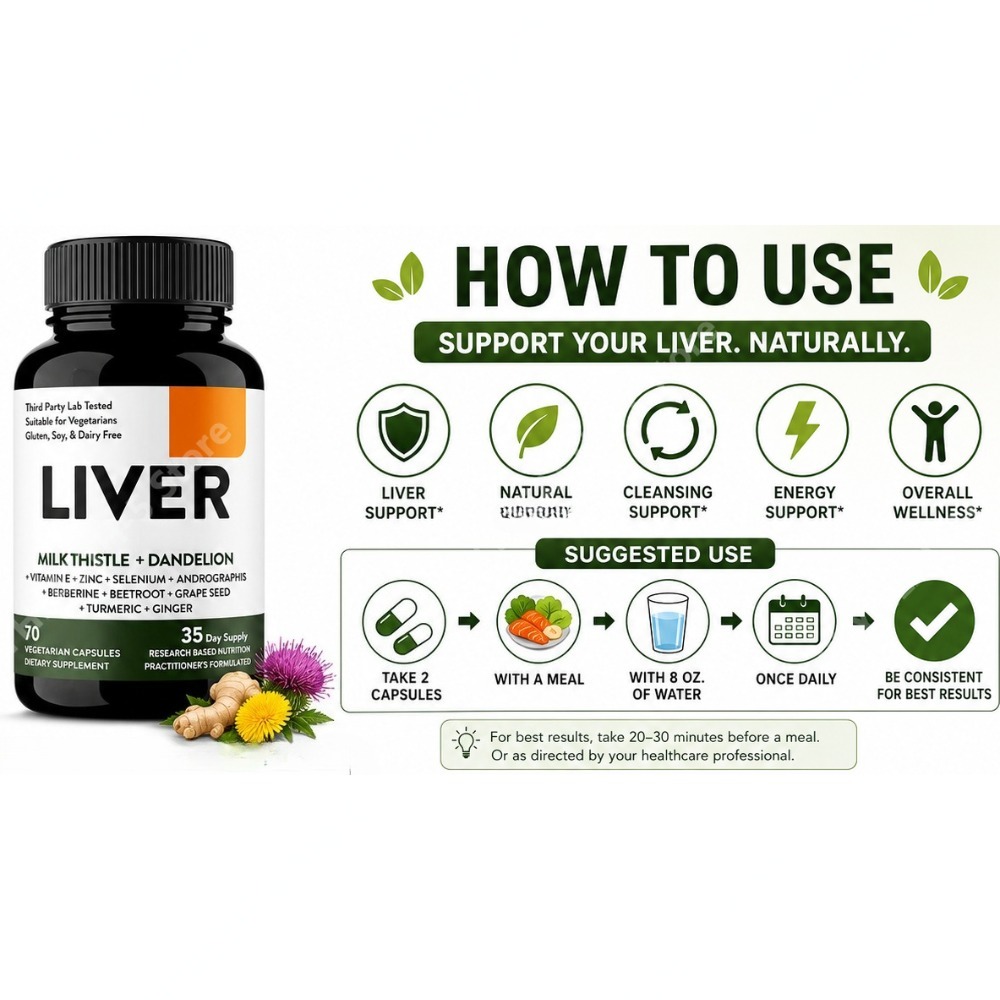 كبسولات شوك الحليب وجذر الهندب - مراجعة Herbal Wellness Blend وسعره